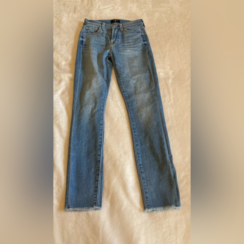 7 for all mankind denim skinny Jean size 23